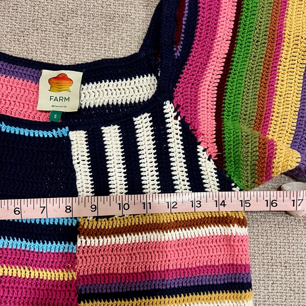 FARM Rio Multicolor Striped Mini Dress - Picture 5 of 8